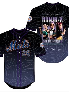 Mets K-pop Huntrix Baseball Jersey